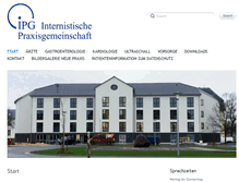 Tablet Screenshot of ipg-hanau.de